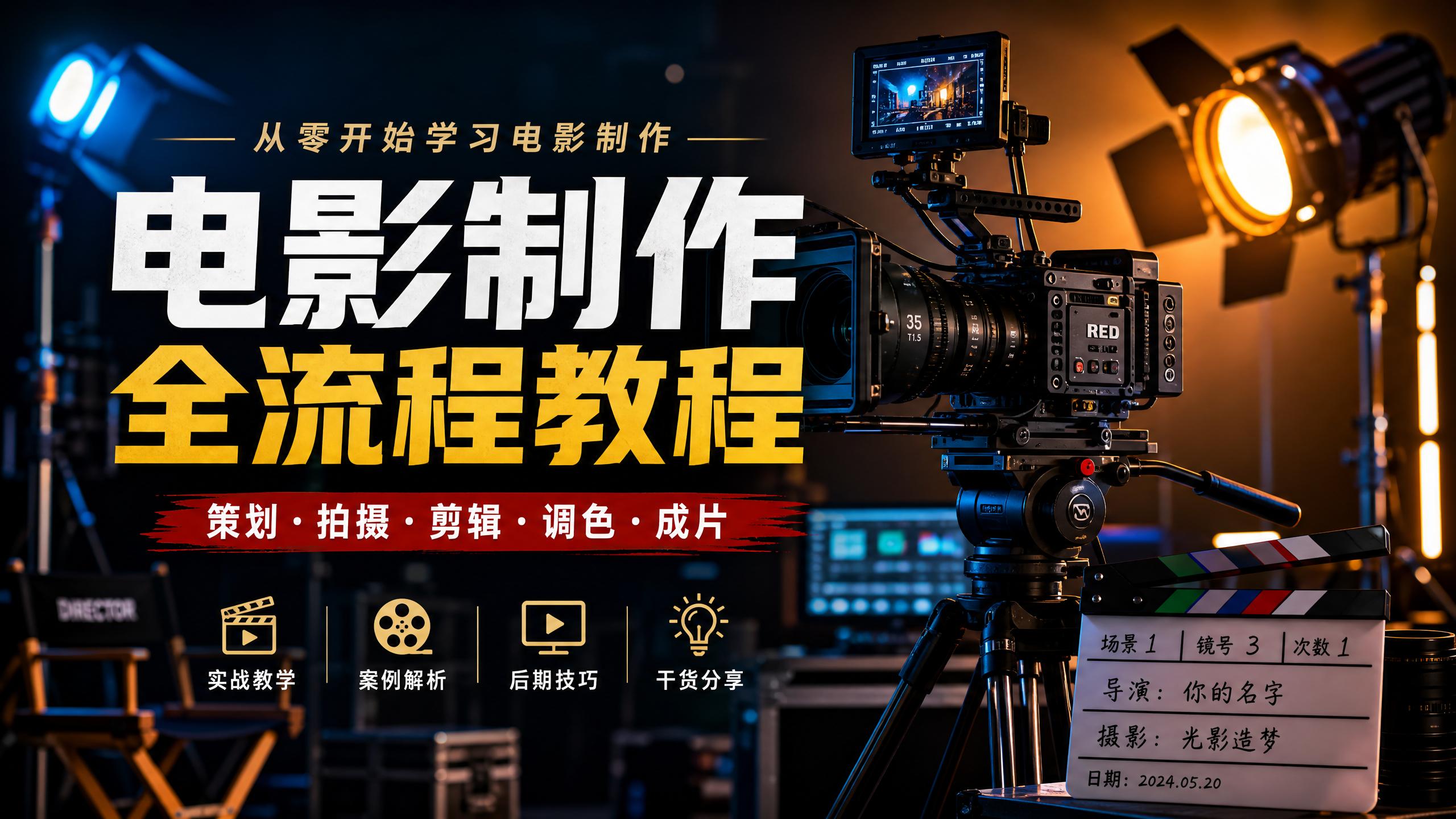 推特电影制作全流程视频教程